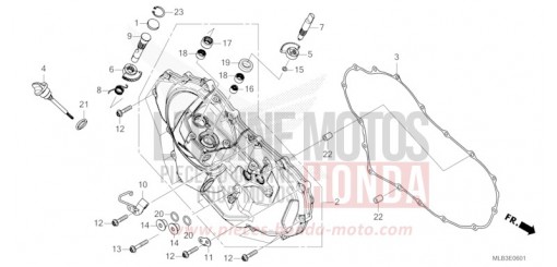 PANNEAU CARTER-MOTEUR D. (E-CLUTCH) CB750ACT de 2026